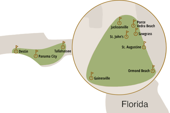 Florida Service Area Map