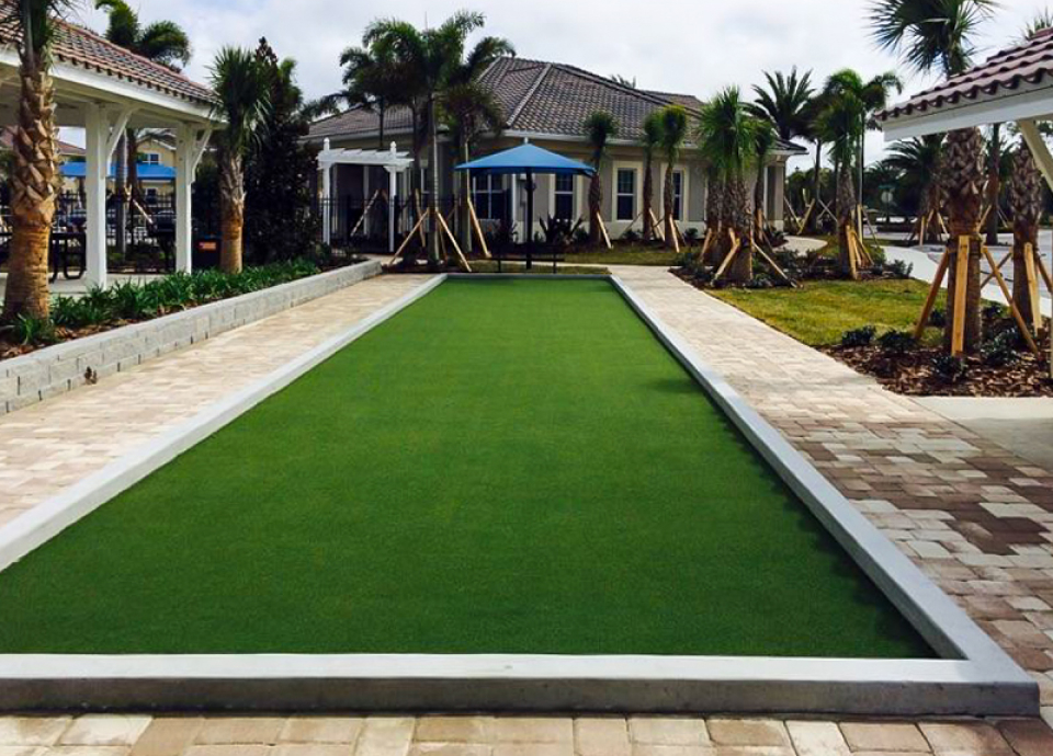 Artificial Grass Bocce Court