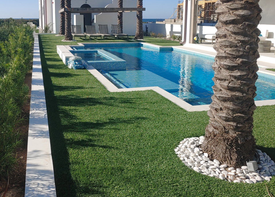 Artificial Grass Pool Surround